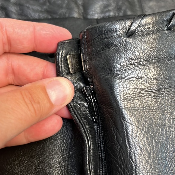 CACH’E VINTAGE LEATHER PANTS 10 - Picture 11 of 16